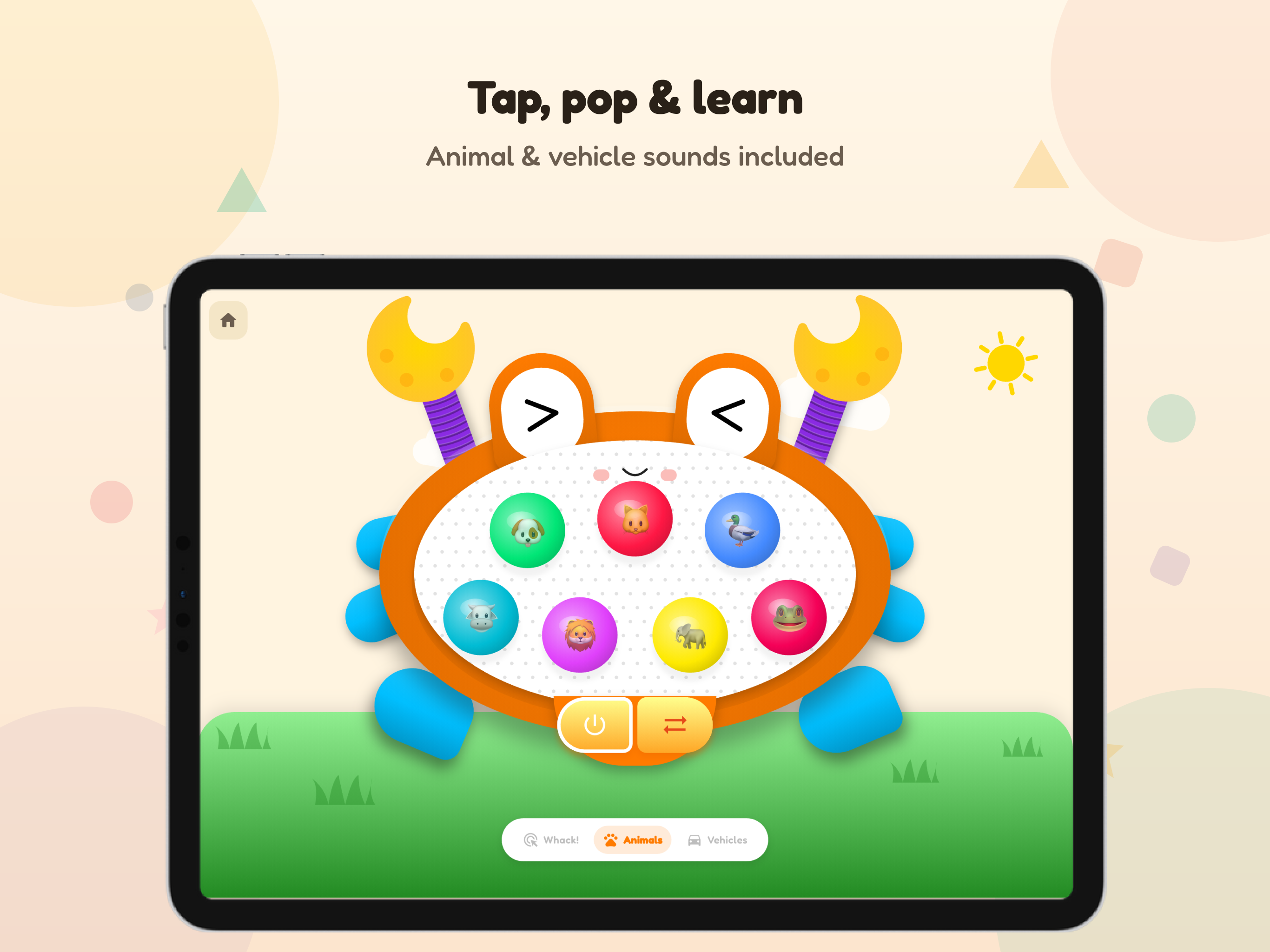 Tap, pop & learn