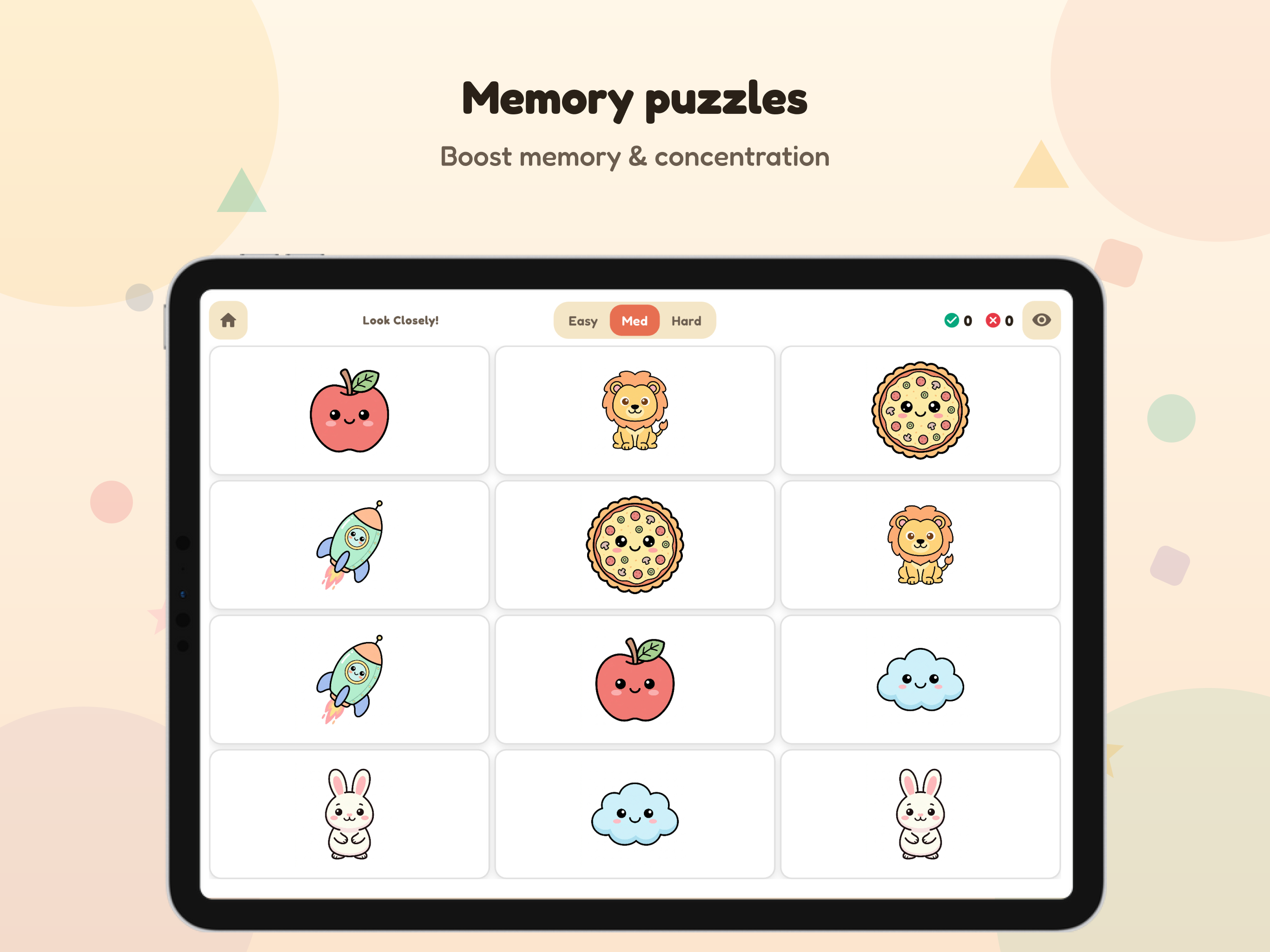 Memory puzzles